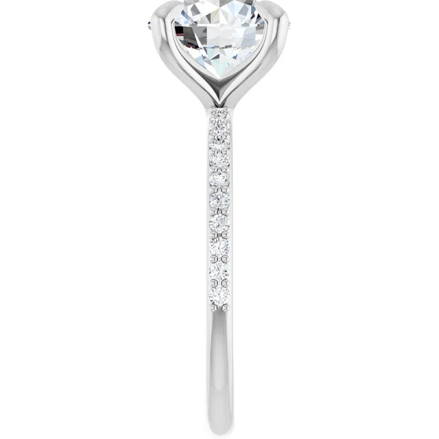14K Gold Lab-Grown Diamond 0.58 CTW Engagement Ring