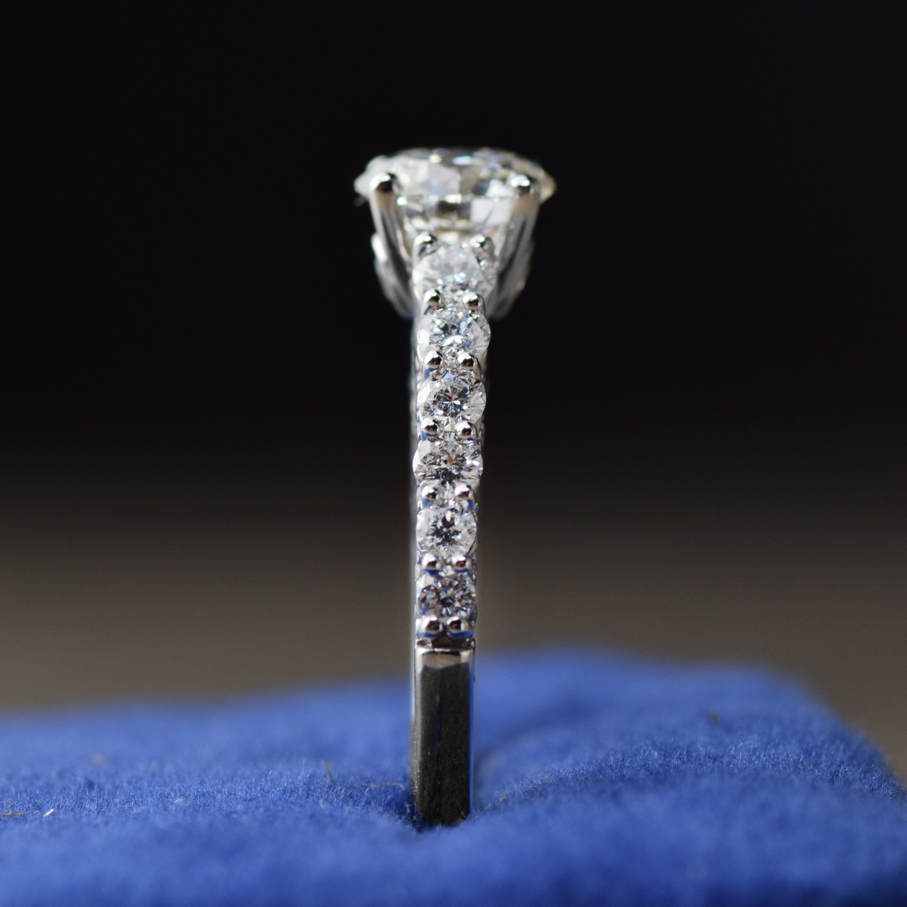 14K Gold Round [1.75 ctw] Lab-Grown Diamond [H - VS] Engagement Ring