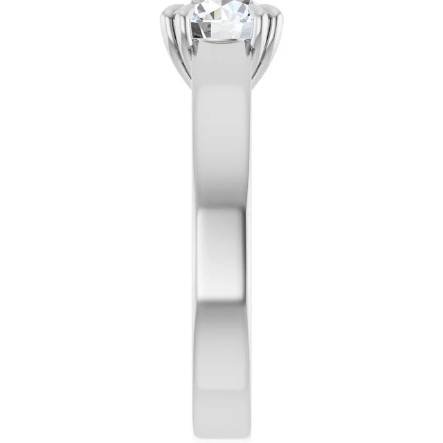 14K Gold Lab-Grown Diamond 1.09 CTW Engagement Ring