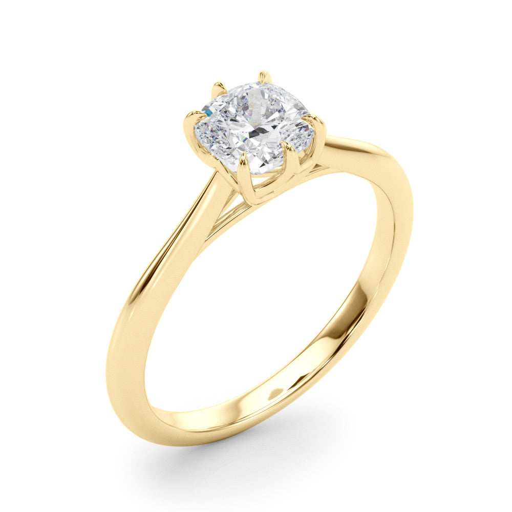 14K Gold Lab-Grown Diamond Cushion [0.36ctw] Engagement Ring