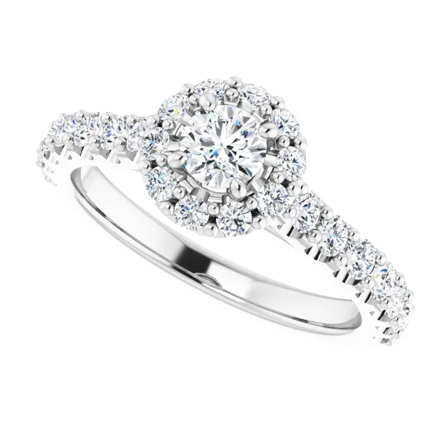 The Ariella: 14K Gold Lab-Grown Diamond 1.39 CTW Engagement Ring