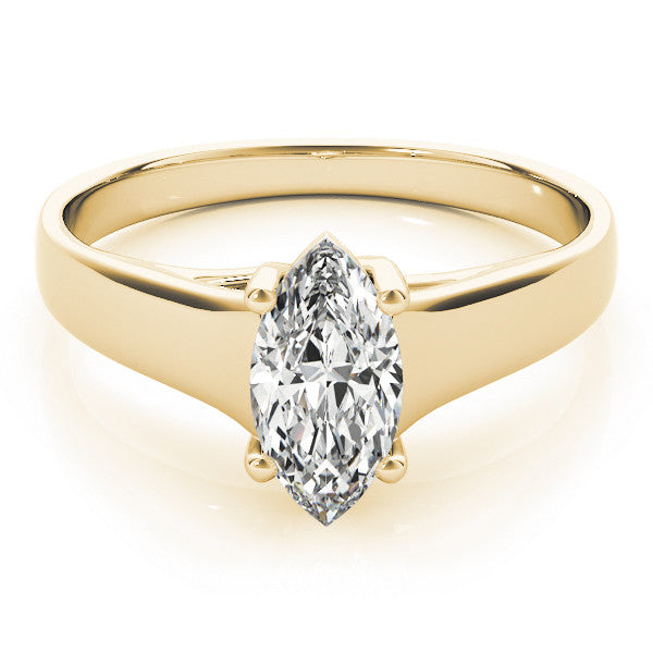 14K Gold Lab-Grown Diamond Marquise [2.11ctw] Engagement Ring
