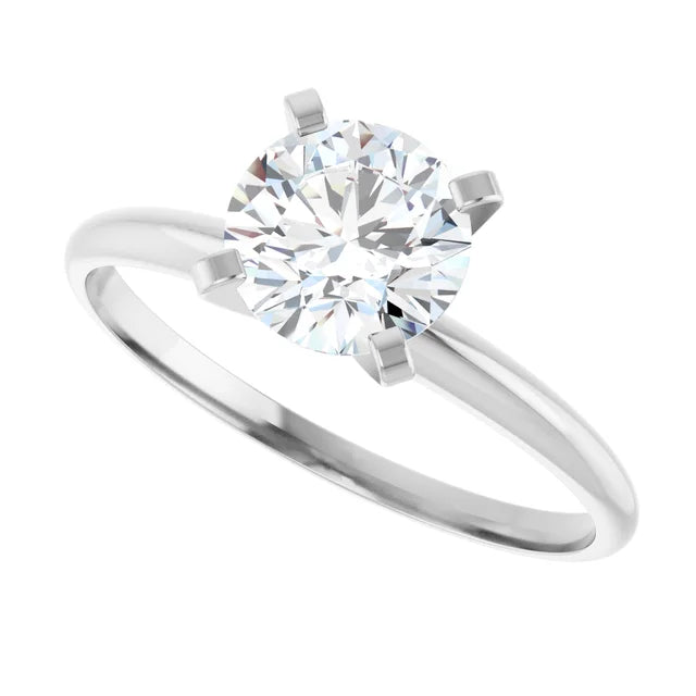 The Ultra-Light Weight : 14K Gold Lab-Grown Diamond 1 CTW Engagement Ring