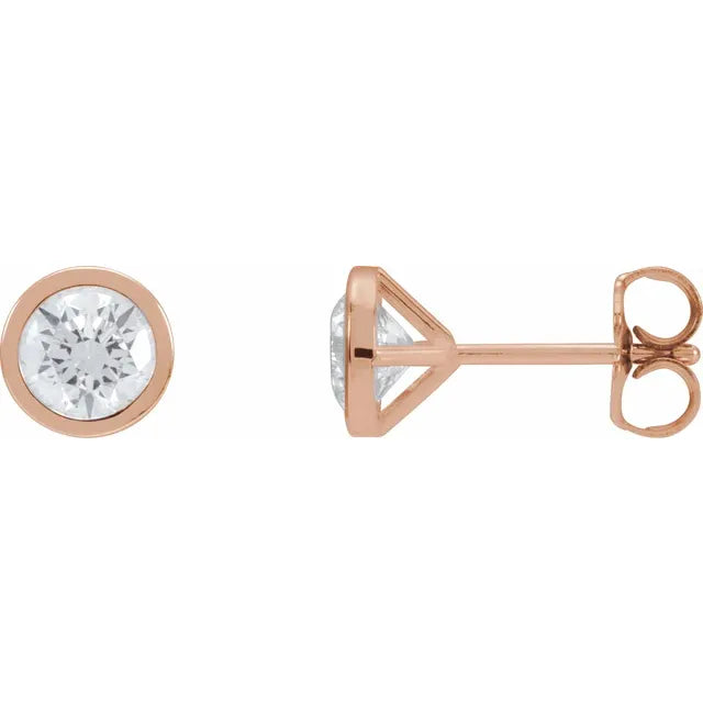 14K Gold 3/4 CTW Lab-Grown Diamond Cocktail-Style Earrings