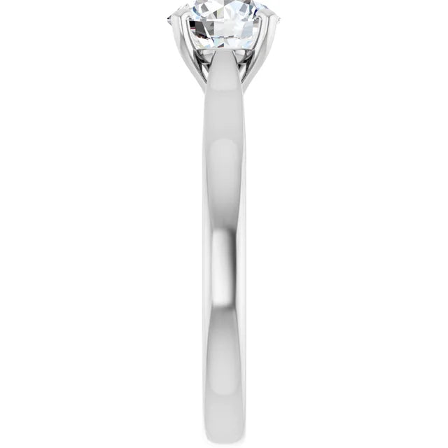 Signature: 14K Gold Lab-Grown Diamond 1 CTW Solitaire Engagement Ring