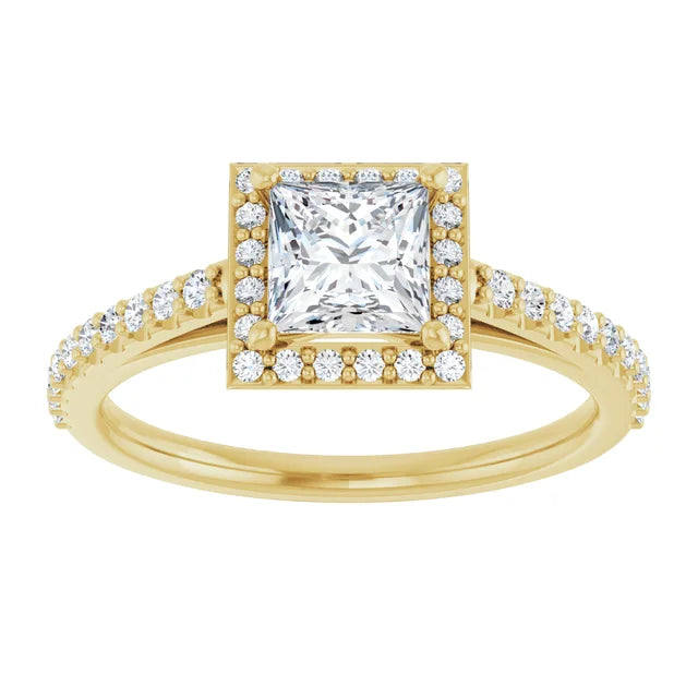 The Aria: 14K Gold Lab-Grown Diamond Engagement Ring