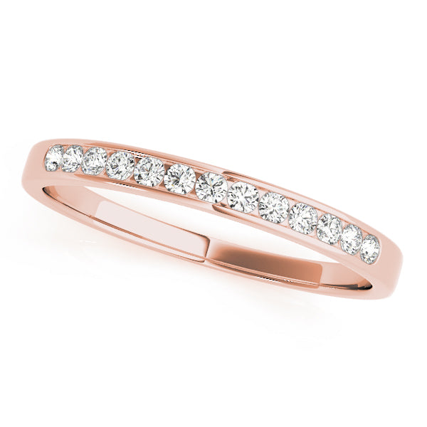 14K Channel Set Wedding Ring (1/5 ct.wt)