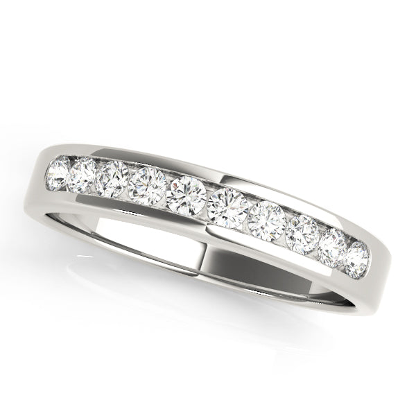 14K Channel Set Wedding Ring (1/4 ct.wt)