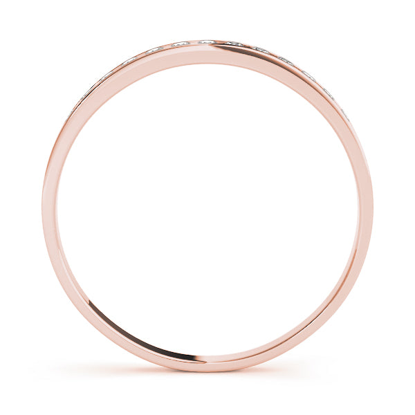 14K Channel Set Wedding Ring (1/10 ct.wt)