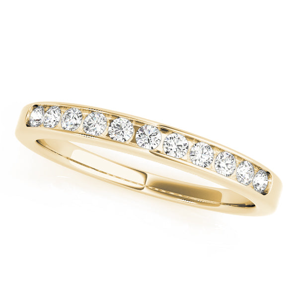 14K Channel Set Wedding Ring (1/5 ct.wt)