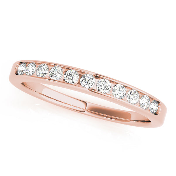 14K Channel Set Wedding Ring (1/5 ct.wt)