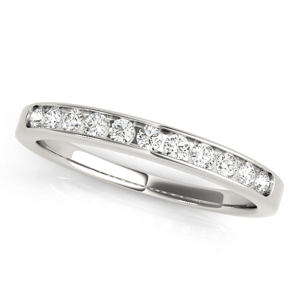 14K Channel Set Wedding Ring (1/5 ct.wt)