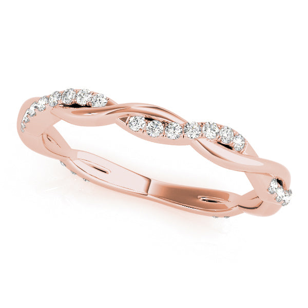 14K Twisted Wedding Ring
