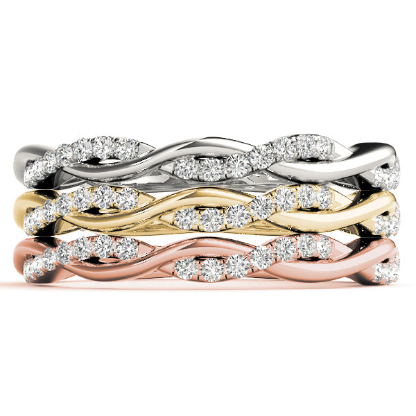 14K Twisted Wedding Ring