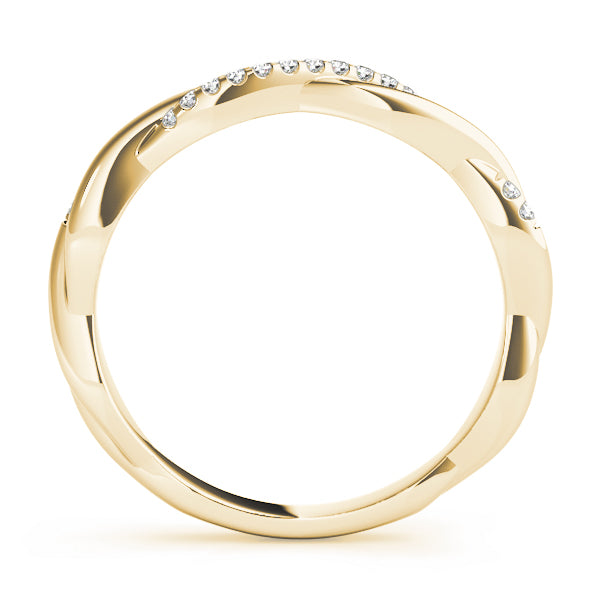 14K Twisted Wedding Ring