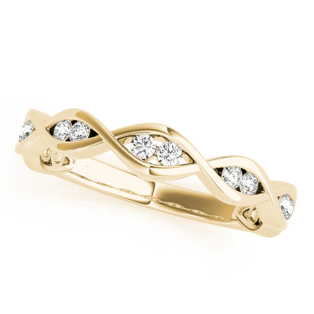 14K Twisted Wedding Ring