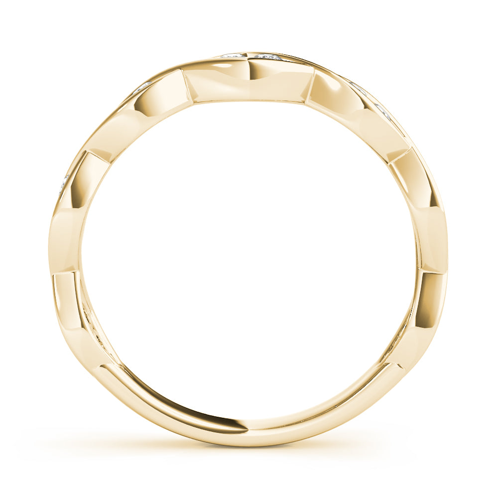 14K Twisted Wedding Ring