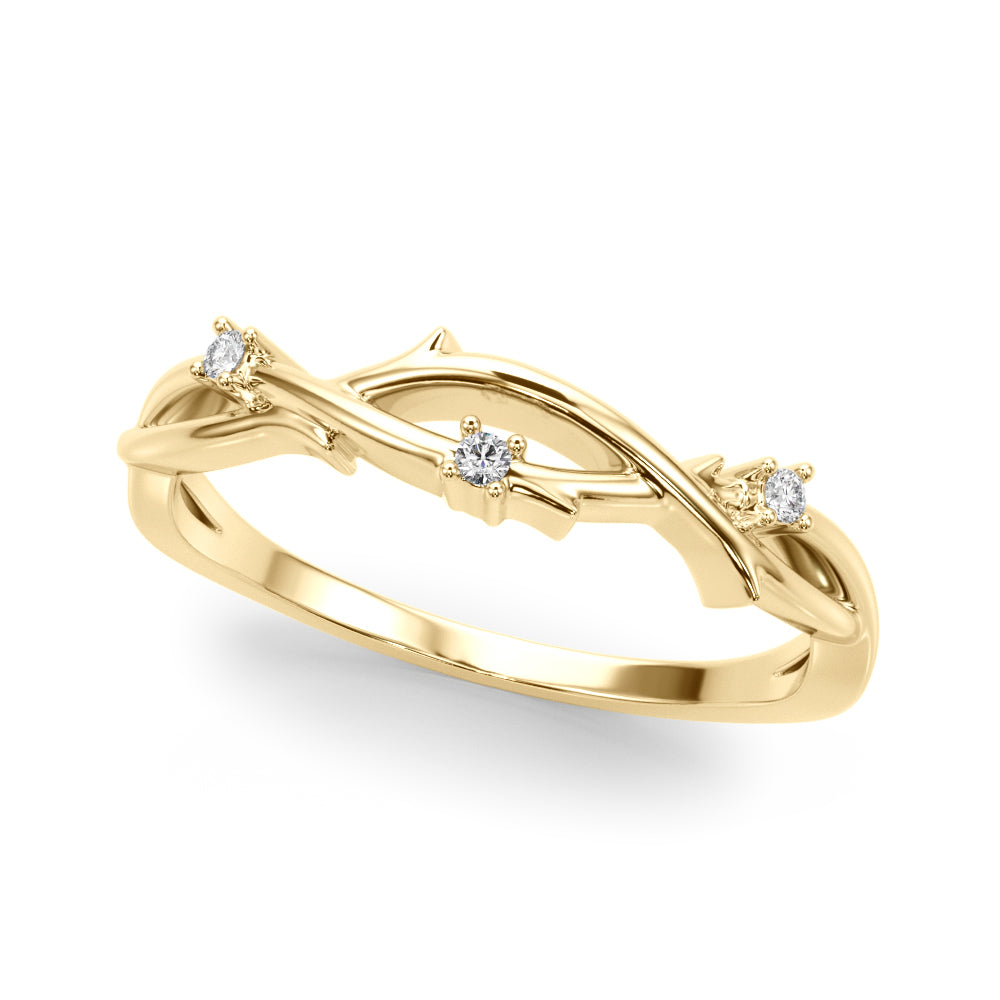 14K Twisted Wedding Ring