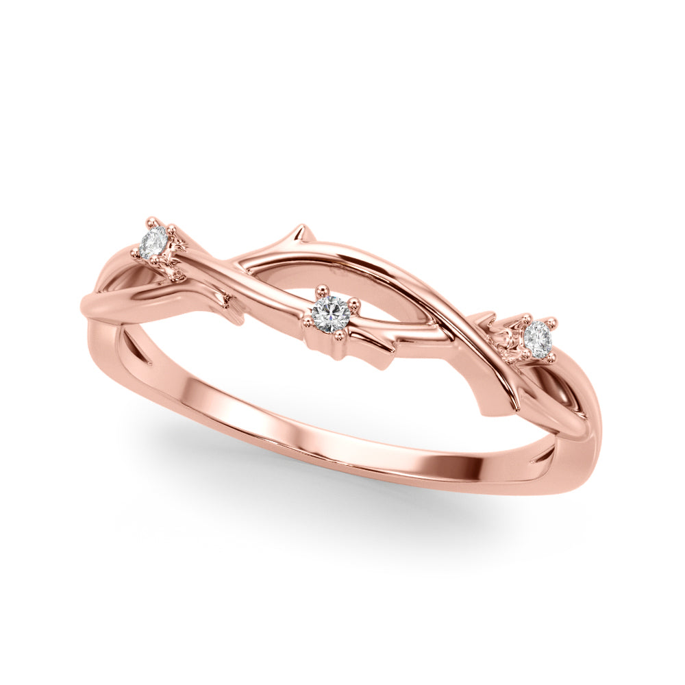 14K Twisted Wedding Ring
