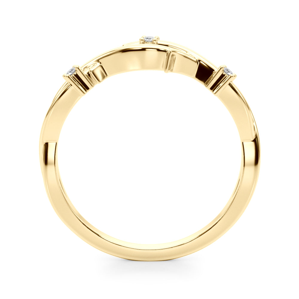 14K Twisted Wedding Ring