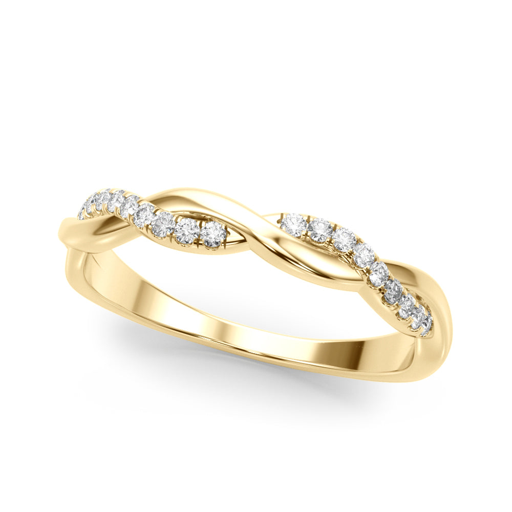 14K Twisted Wedding Ring