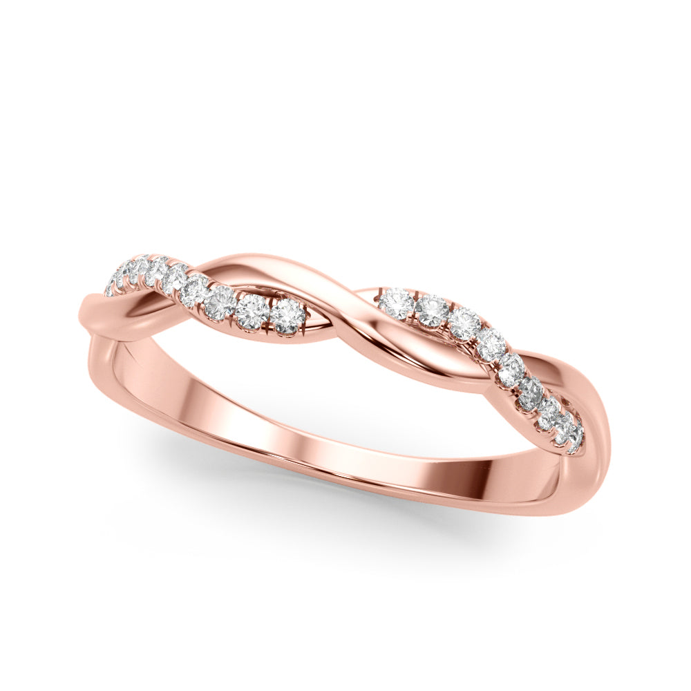 14K Twisted Wedding Ring