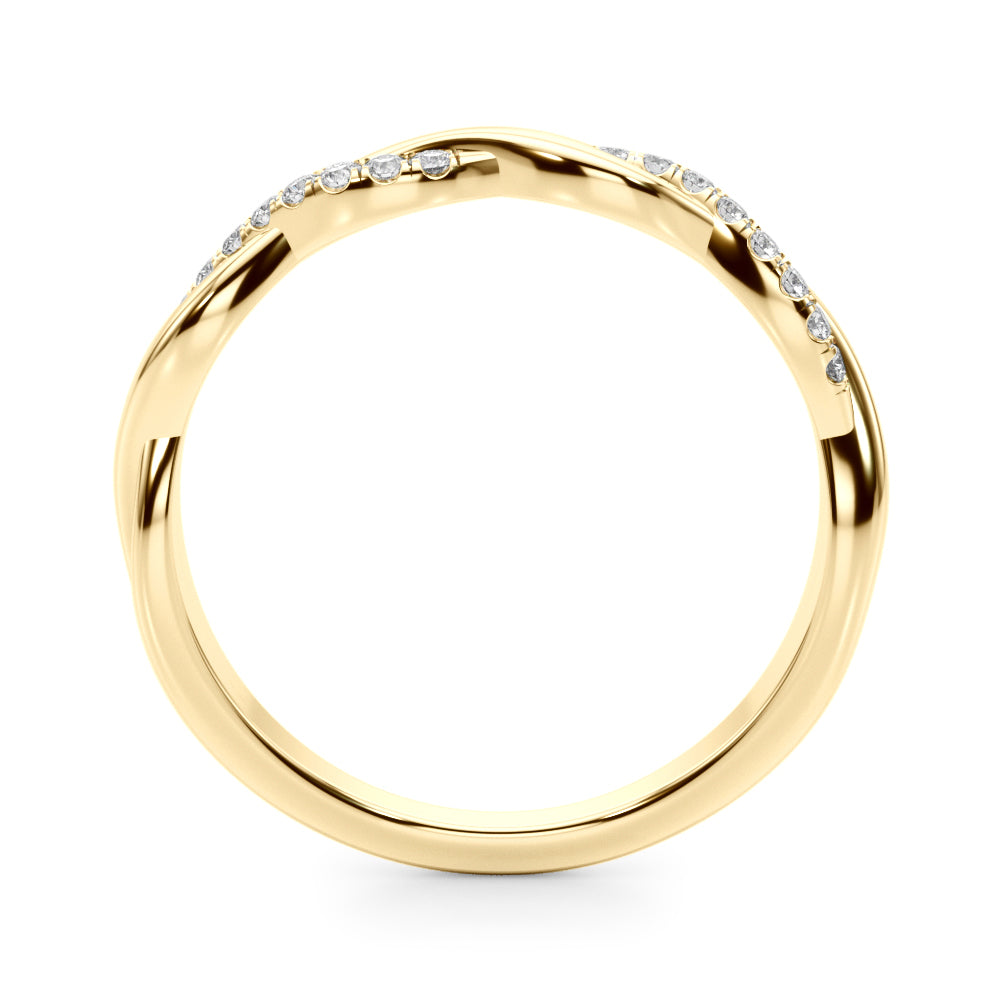 14K Twisted Wedding Ring