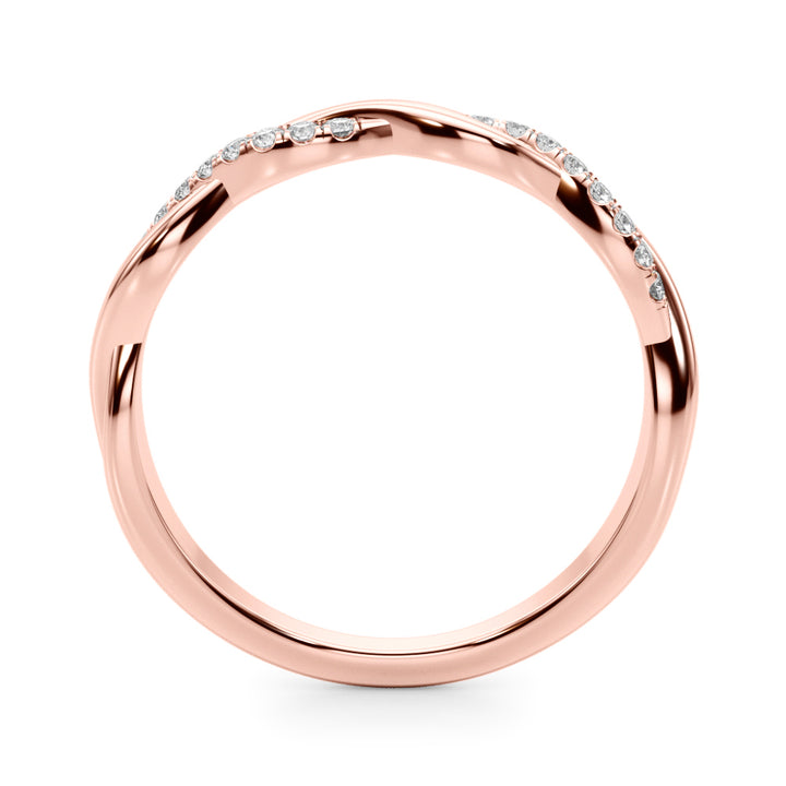 14K Twisted Wedding Ring