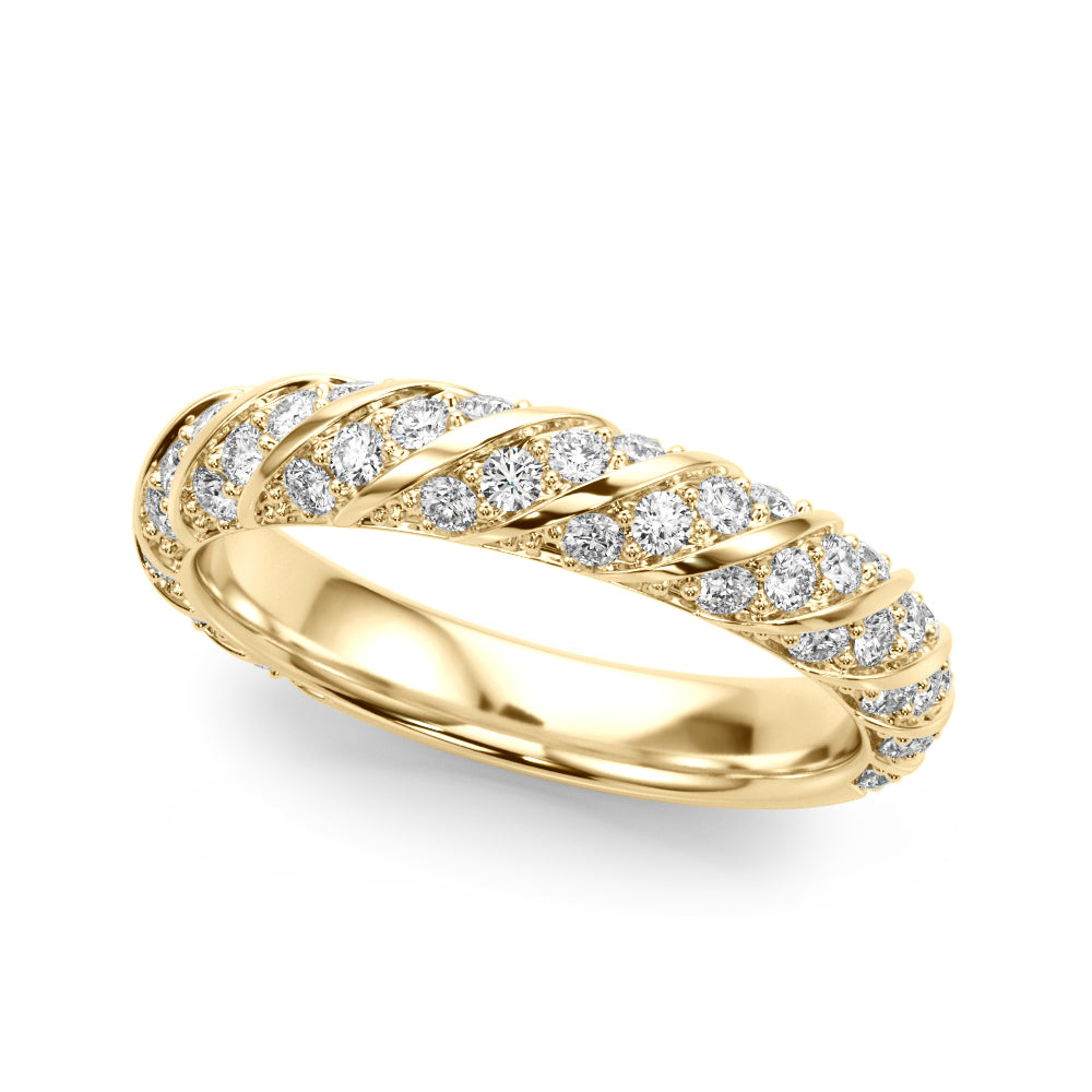 14K Twisted Wedding Ring