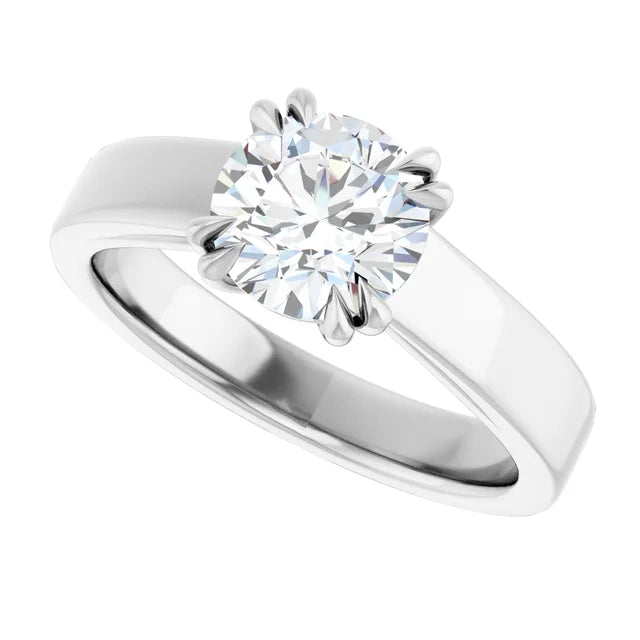 Bold brilliance: 14K Gold Lab-Grown Diamond 1.09 CTW Engagement Ring