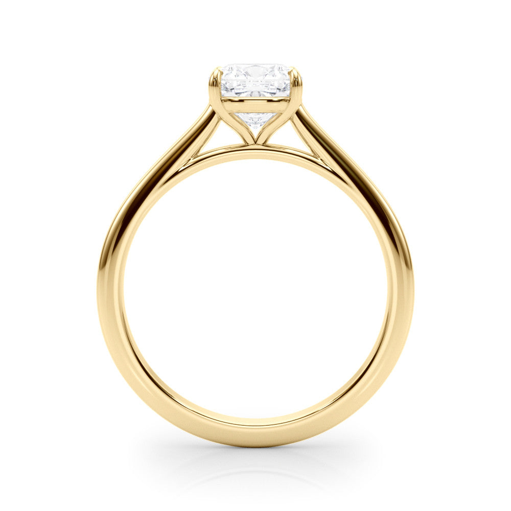 14K Gold Lab-Grown Diamond Cushion [0.73ctw] Engagement Ring