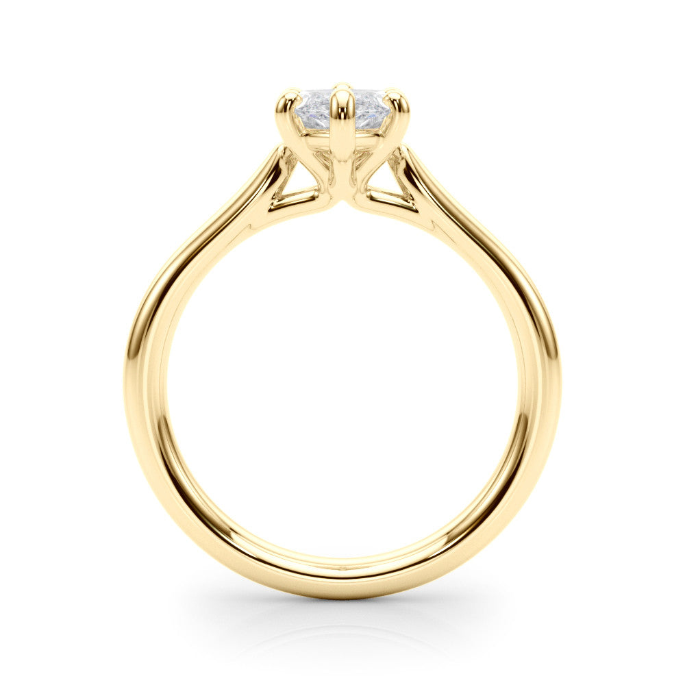14K Gold Lab-Grown Diamond Marquise [0.33ctw] Engagement Ring