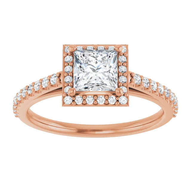 The Aria: 14K Gold Lab-Grown Diamond Engagement Ring