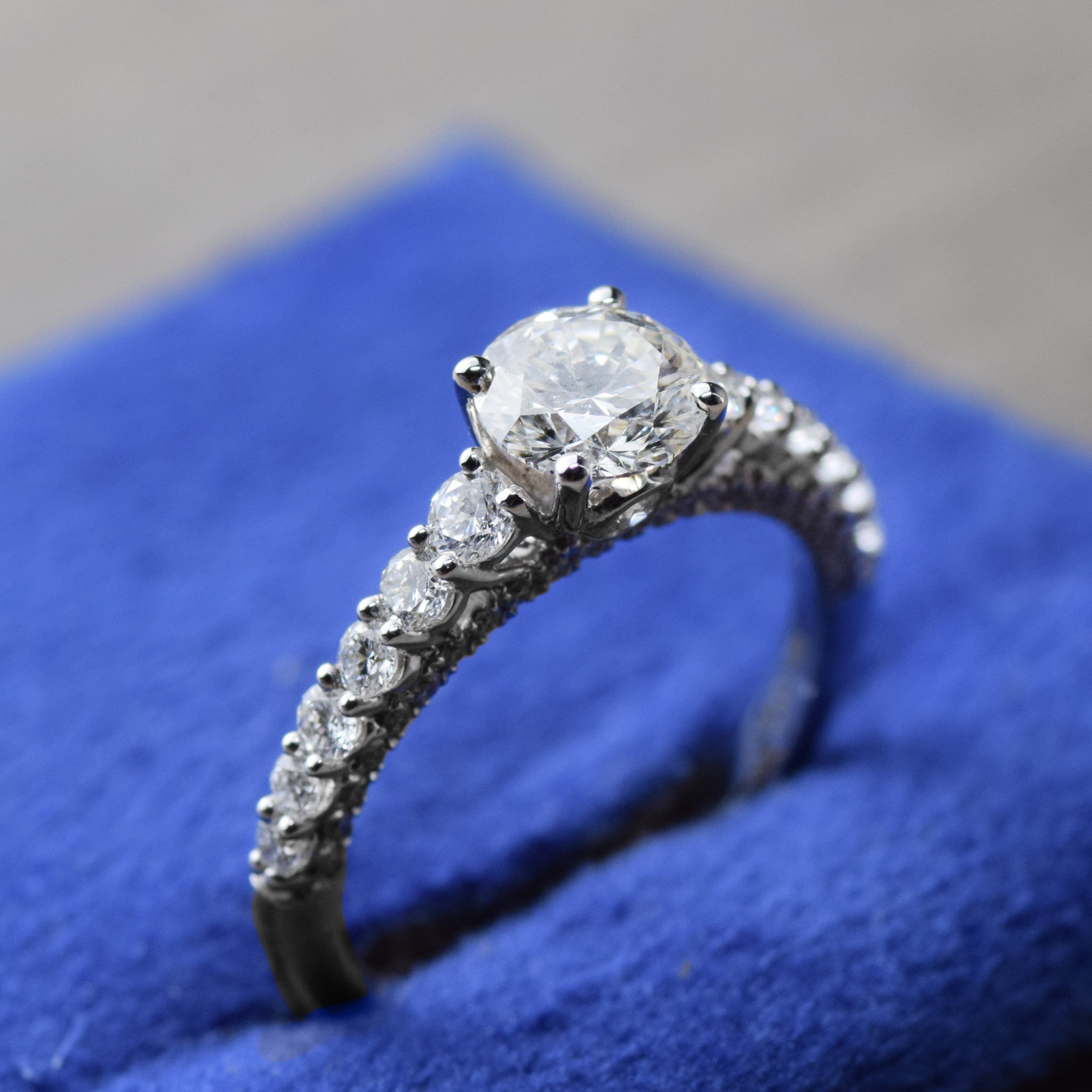 14K Gold Round [1.75 ctw] Lab-Grown Diamond [H - VS] Engagement Ring