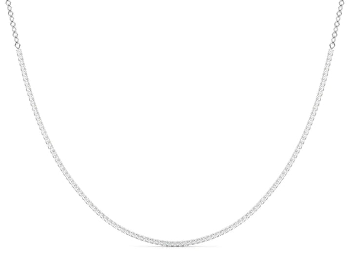 14K Diamond Tennis Necklace