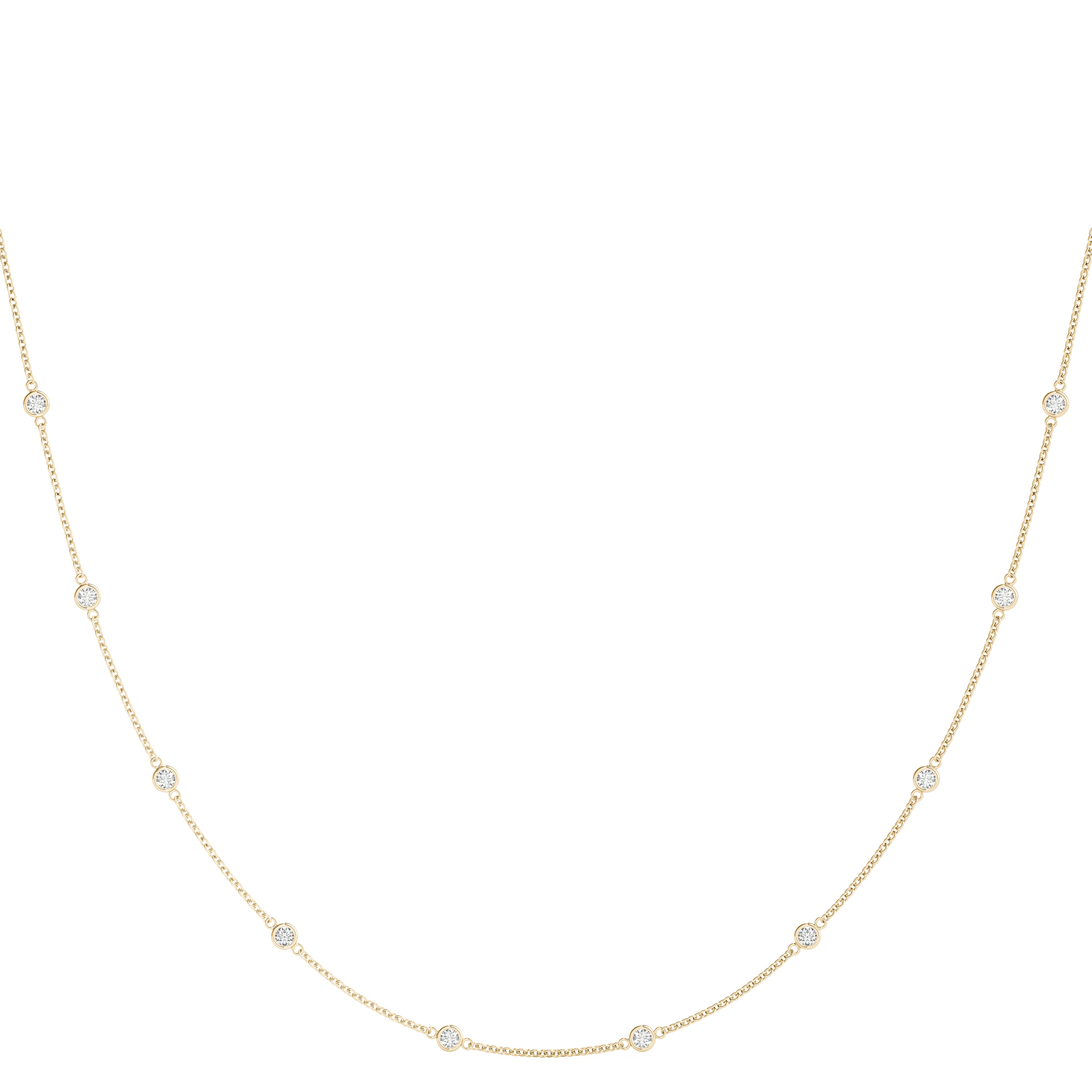14K Gold Diamond Necklace