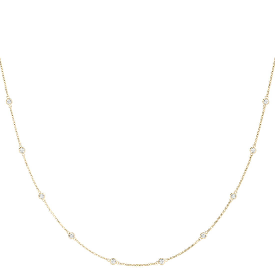 14K Gold Diamond Necklace