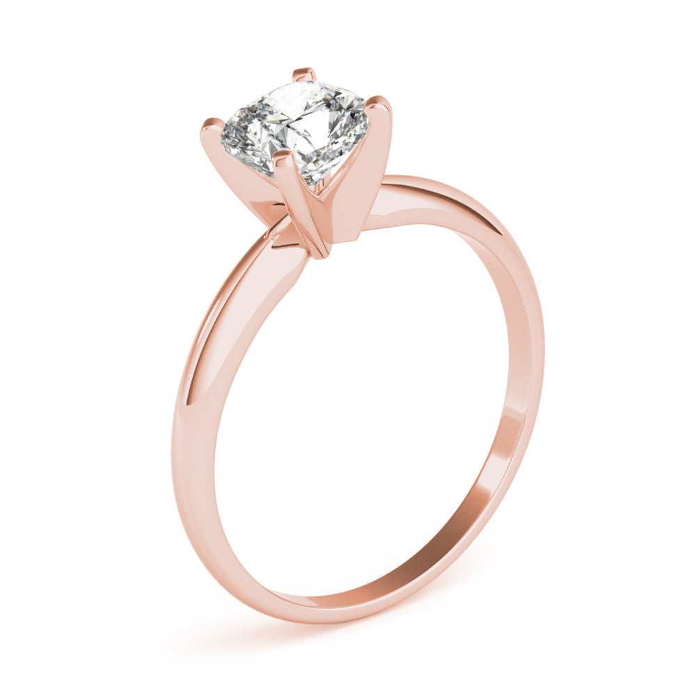 14K Gold Lab-Grown Diamond Cushion [0.42ctw] Engagement Ring