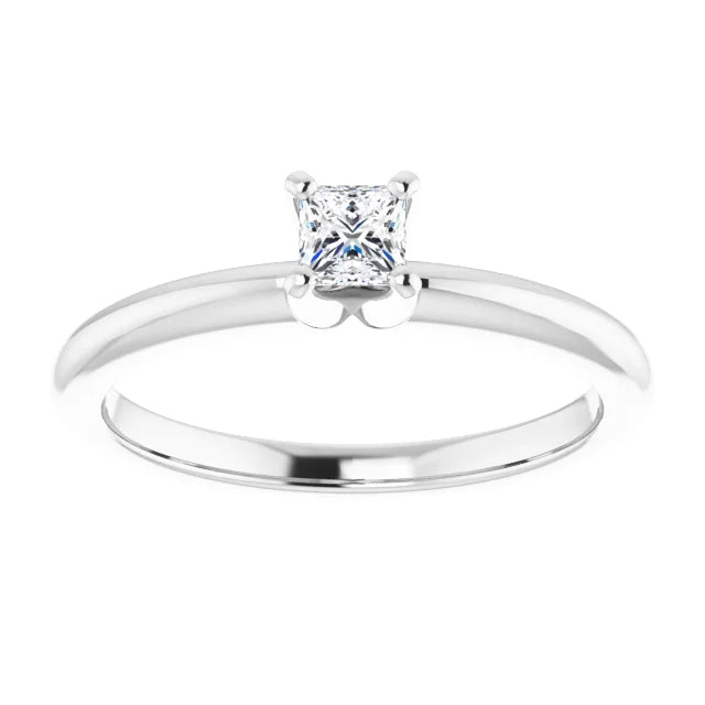 14K Gold Lab-Grown Diamond 0.20ctw VS/F+ Engagement Ring