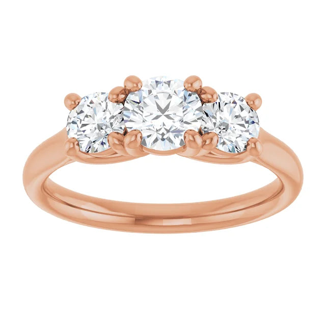 14K Gold Lab-Grown Diamond 1.09 CTW Engagement Ring