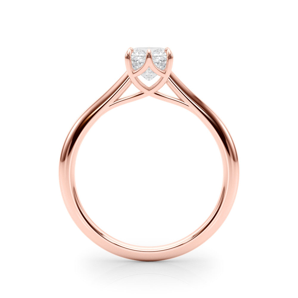 14K Gold Lab-Grown Diamond Cushion [0.36ctw] Engagement Ring