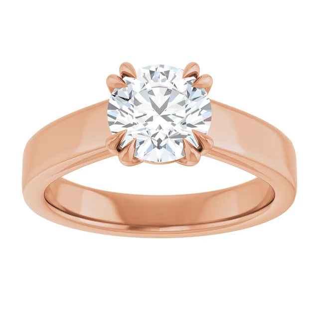 Bold brilliance: 14K Gold Lab-Grown Diamond 1.09 CTW Engagement Ring