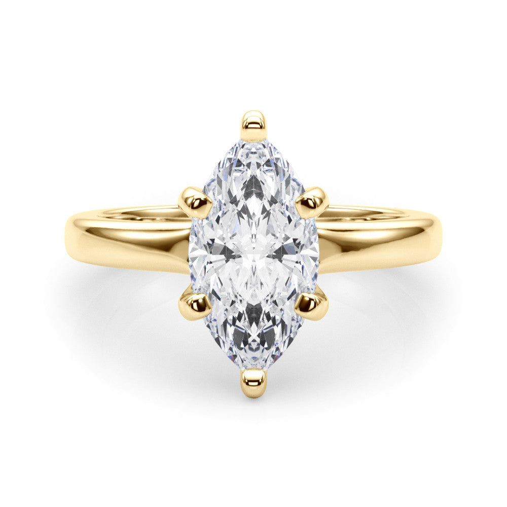14K Gold Lab-Grown Diamond Marquise [1.11ctw] Engagement Ring