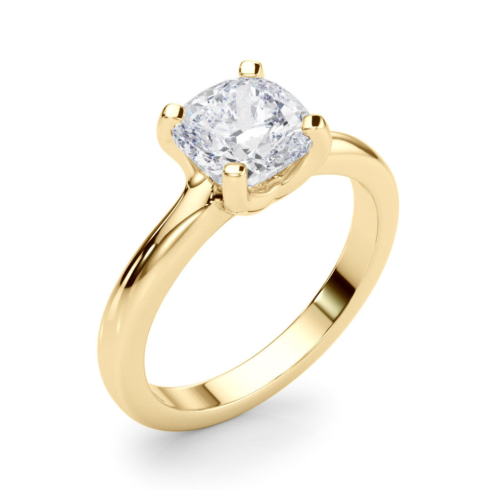 14K Gold Lab-Grown Diamond Cushion [1.01ctw] Engagement Ring