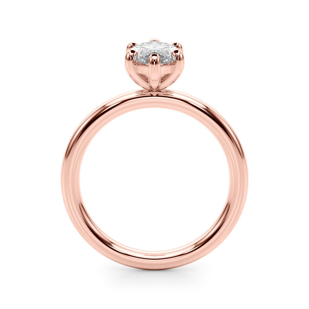 14K Gold Lab-Grown Diamond Marquise [0.39ctw] Engagement Ring