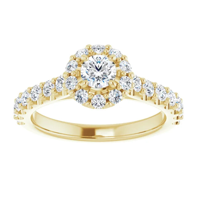 The Ariella: 14K Gold Lab-Grown Diamond 1.39 CTW Engagement Ring