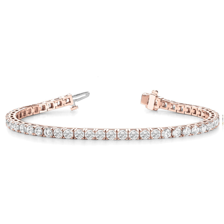 14K In-Line Prong Diamond Tennis Bracelet Set