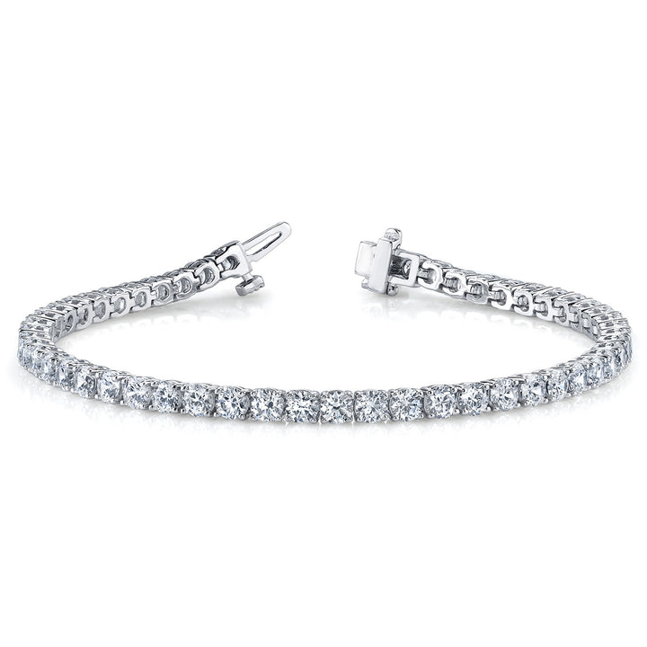 14K Prong Set Diamond Tennis Bracelet