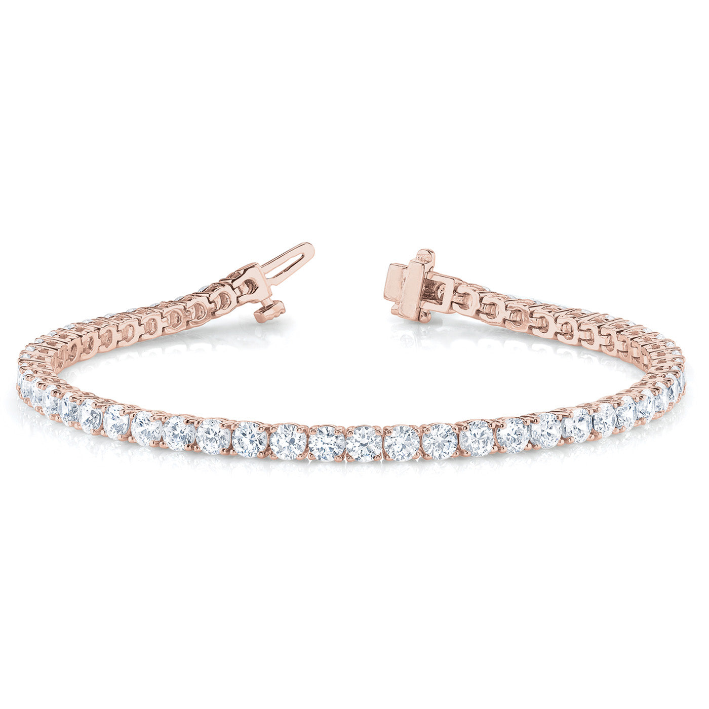 14K Prong Set Diamond Tennis Bracelet
