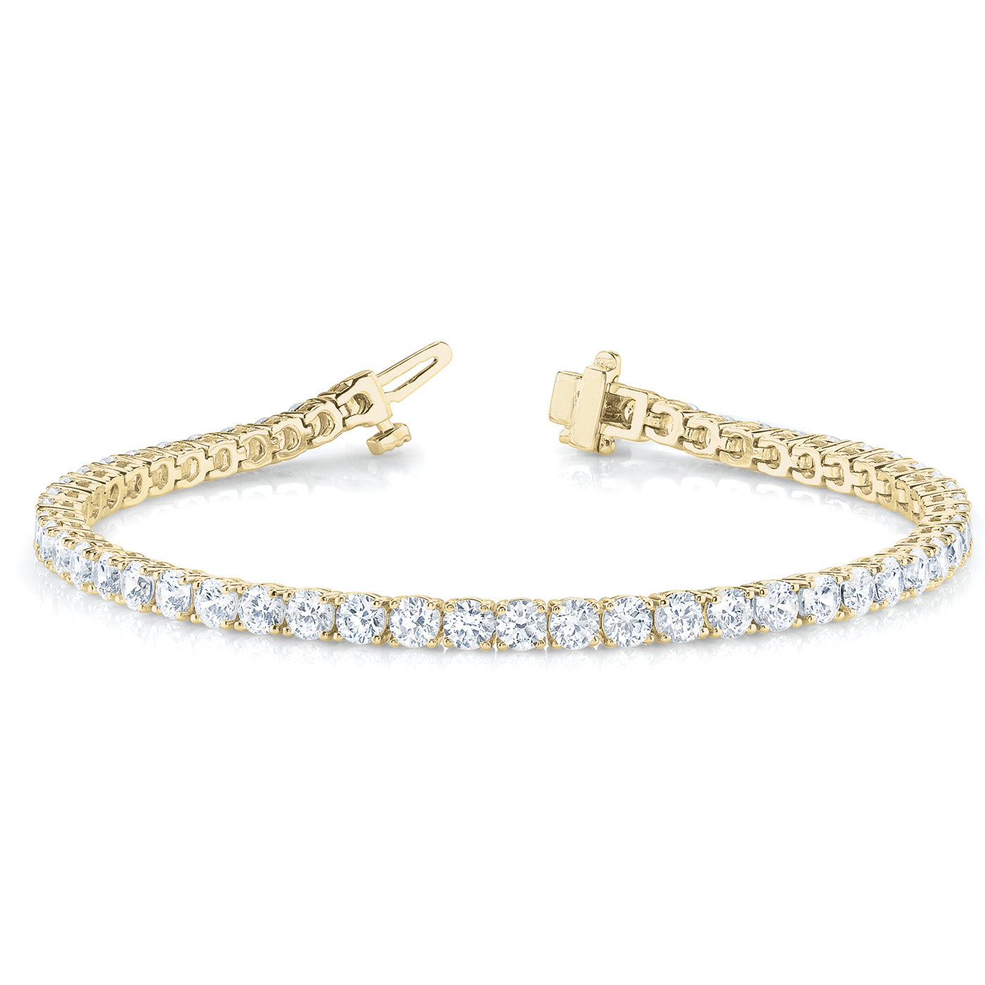14K Prong Set Diamond Tennis Bracelet